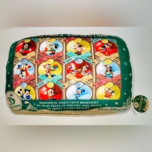 NEW-Tokyo Disney Resort 35th Anniversary Christmas Pillow/Cushion